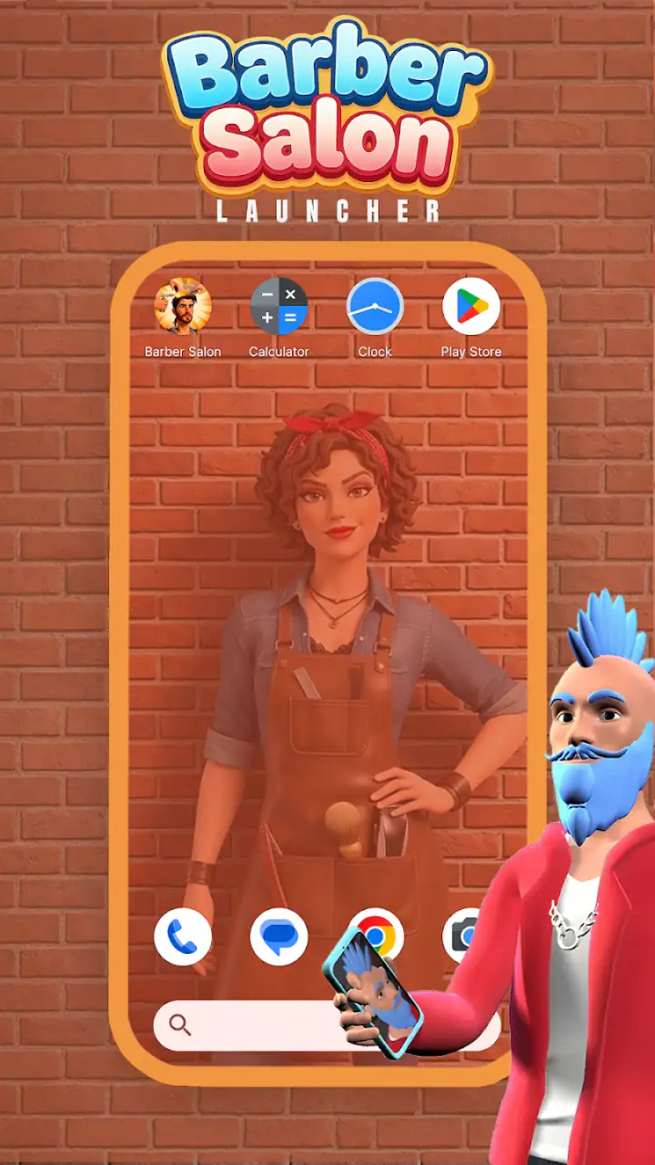 Barber Salon Launcher screenshot 1
