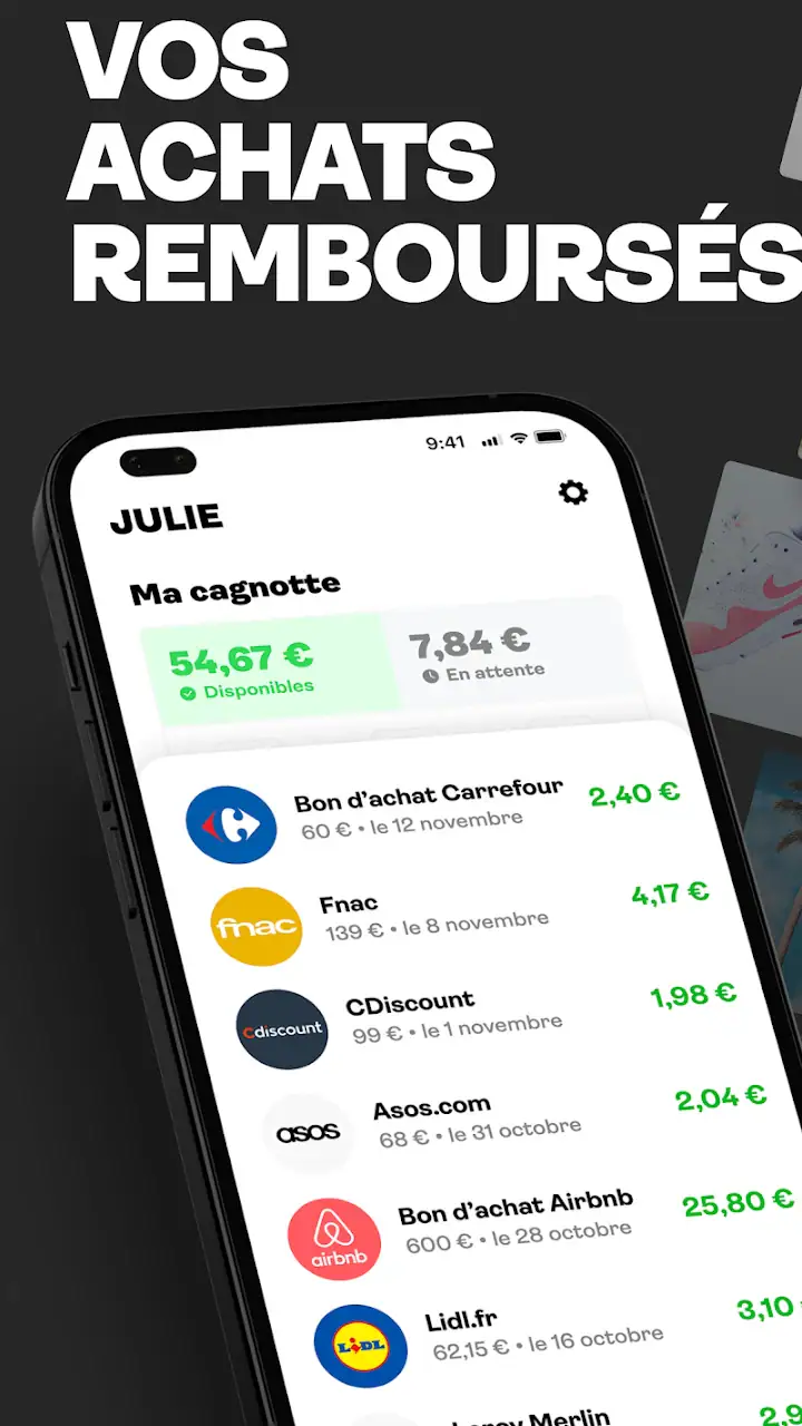 Cashback & code promo - Joko screenshot 1