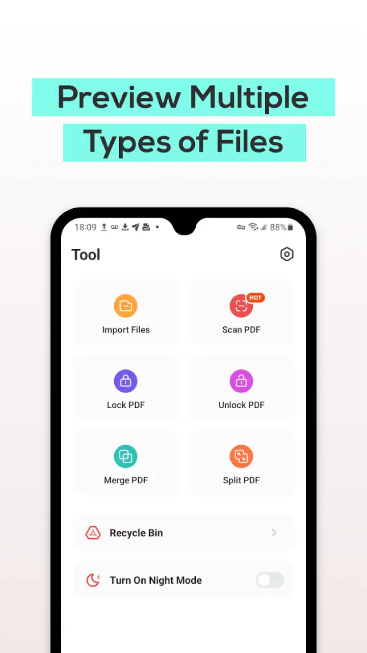 Lecteur de fichiers PDF screenshot 1