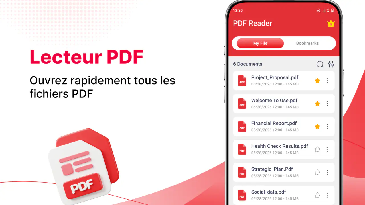 Lecteur et Visionneur PDF screenshot 1