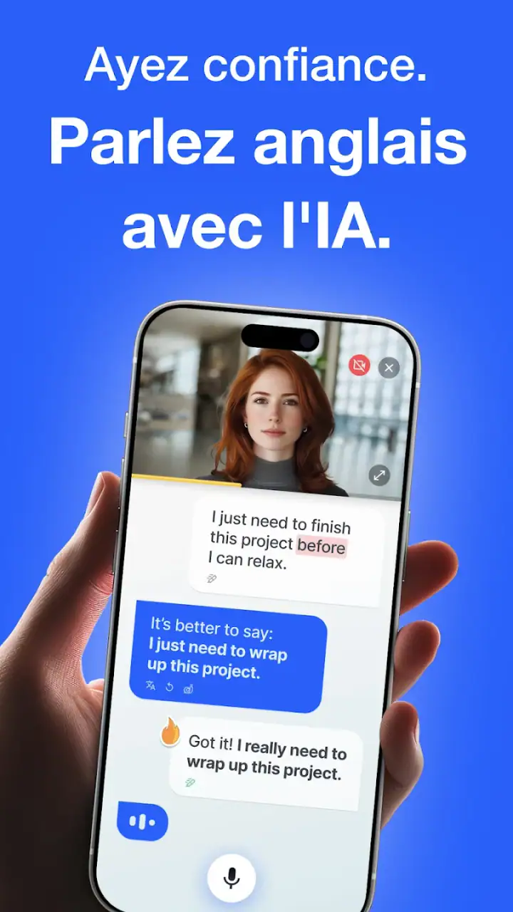 Speak English with Loora AI screenshot 1