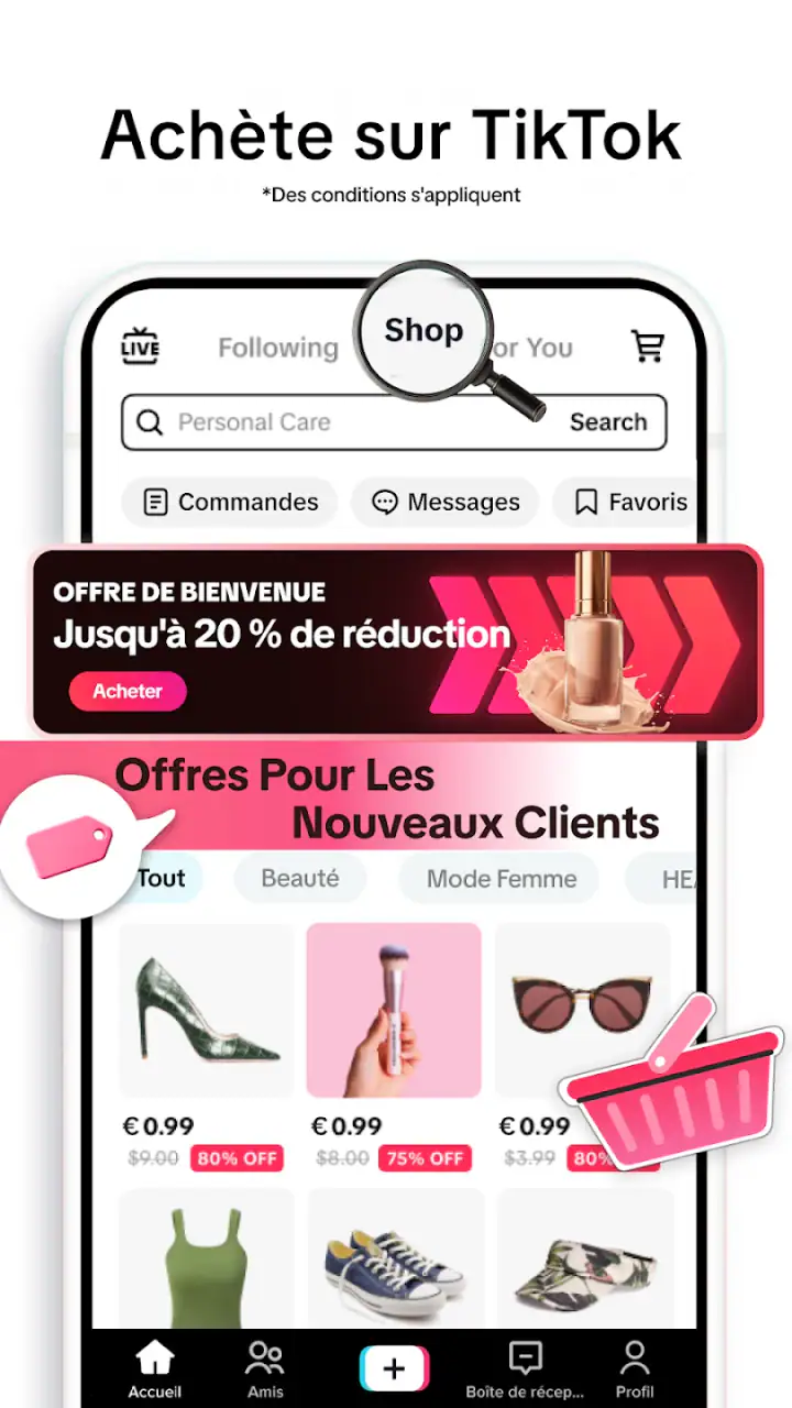 TikTok : Vidéos, LIVE, Musique screenshot 1
